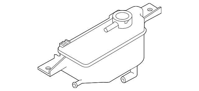 Infiniti OEM Q50 Radiator Coolant Overflow Expansion Tank - 14-15 V37 VQ37VHR