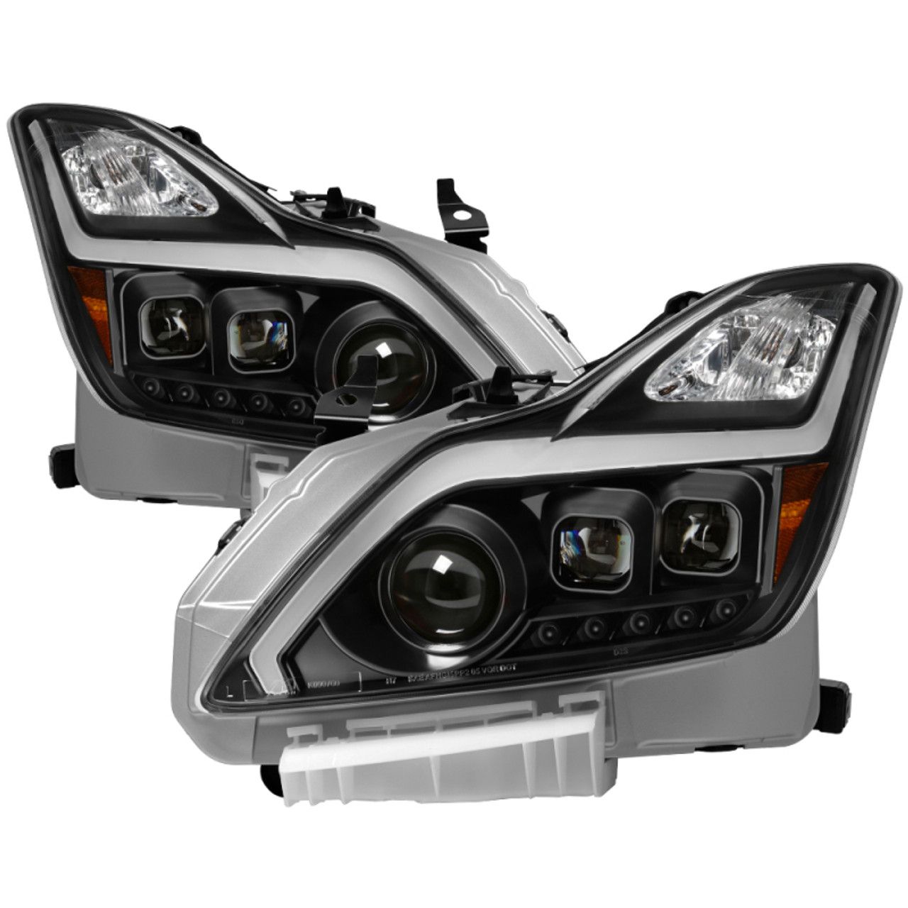 Spyder xTune Light Bar GT-R Style Projector Headlights - 08-15 G37 Q60 Coupe