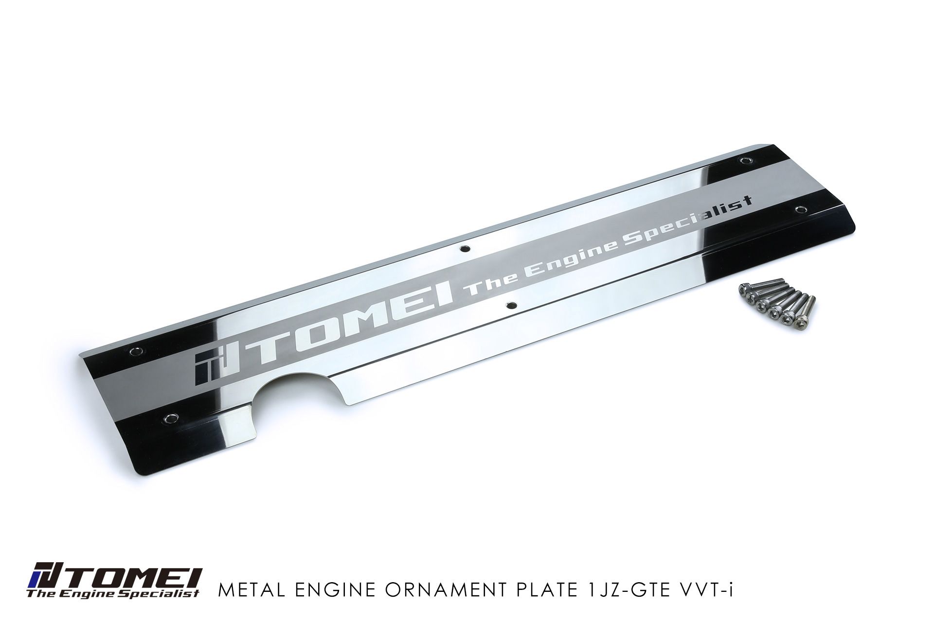 Tomei Metal Engine Ornament Plate - Toyota 1JZ-GTE