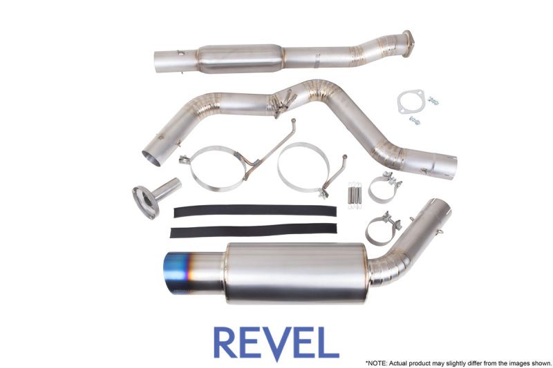 Revel Ultra Ti Titanium Single Exit Catback Exhaust - Subaru 08-14 WRX / 11-14 WRX STi / 15-21 WRX/STi