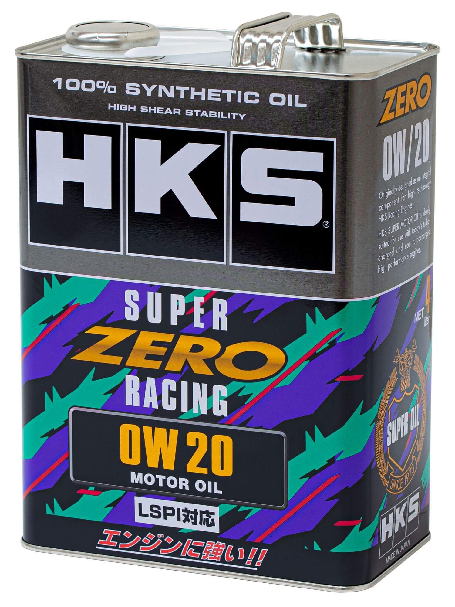 HKS Super Zero Racing Oil, 0W20 - 4L