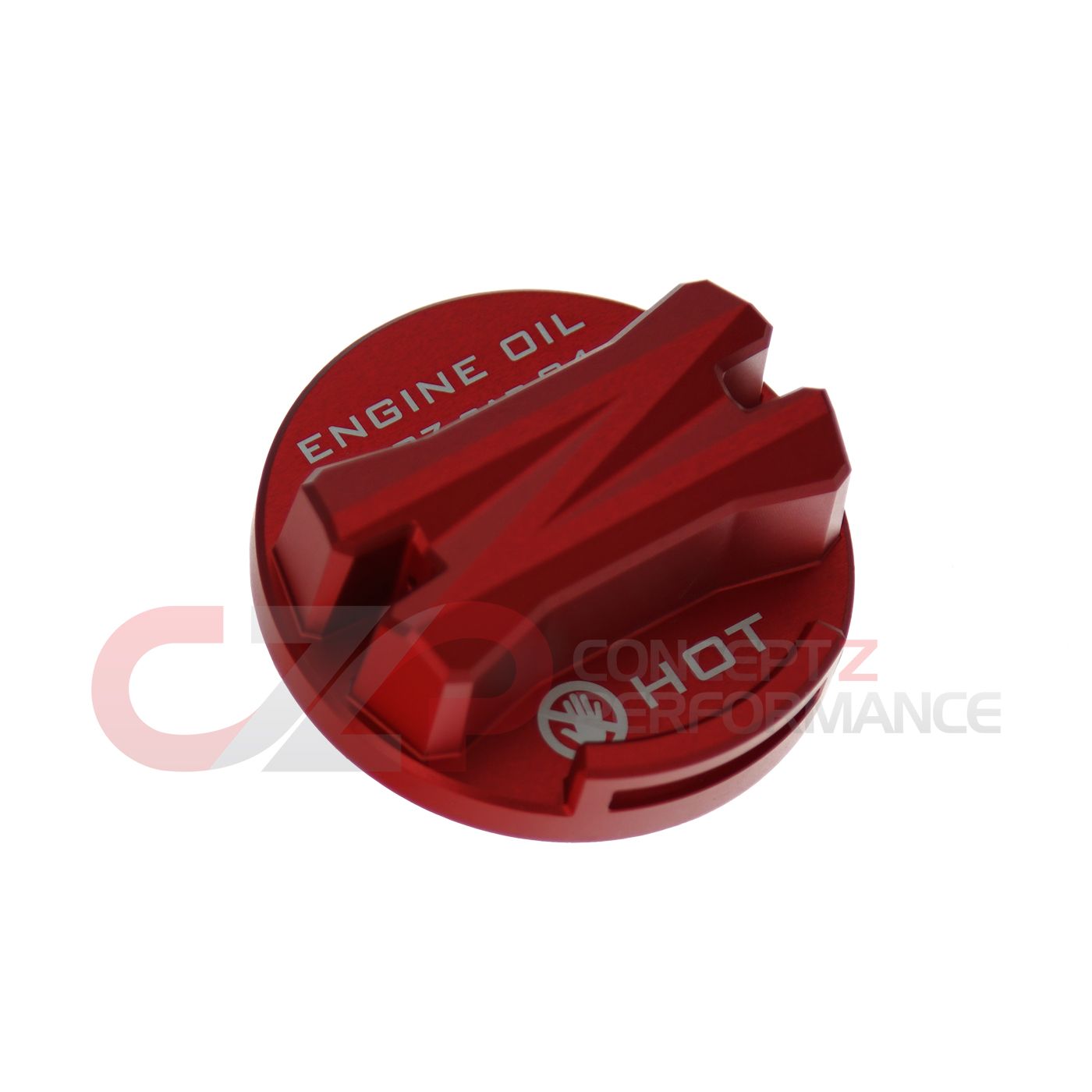 CZP By Axis Parts Japan Red Anodized Oil Filler Cap Cover - Nissan Z 2023+  RZ34 AL-RZ-CAP-04 400z - Concept Z Performance