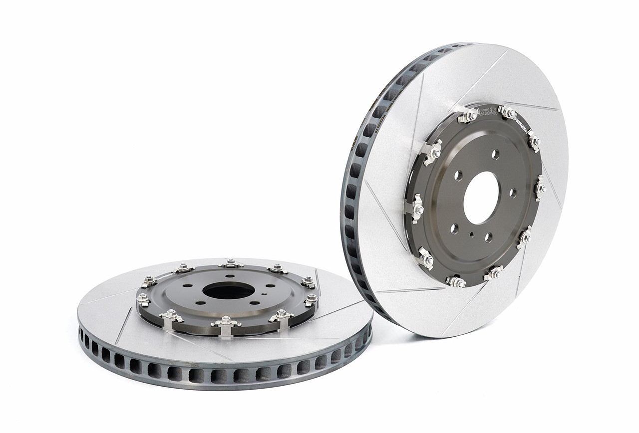 Paragon 2-piece Front Rotors Pair 380mm x 34mm (14.96" x 1.34"), Stock Size - Nissan GT-R R35 (CBA) 09-11