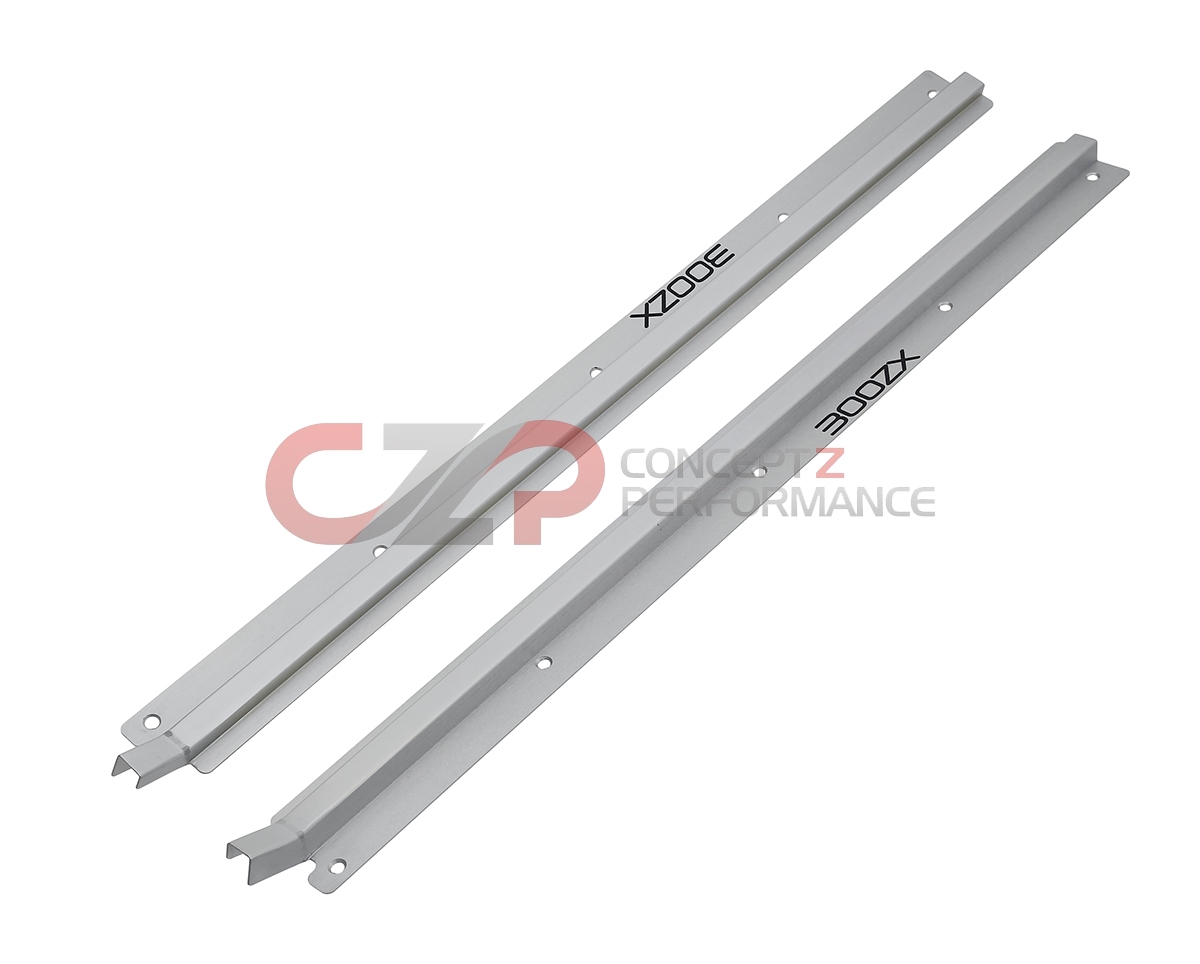 CZP Aluminum Door Sill Set, Anodized Silver - Nissan 300ZX 90-96 Z32