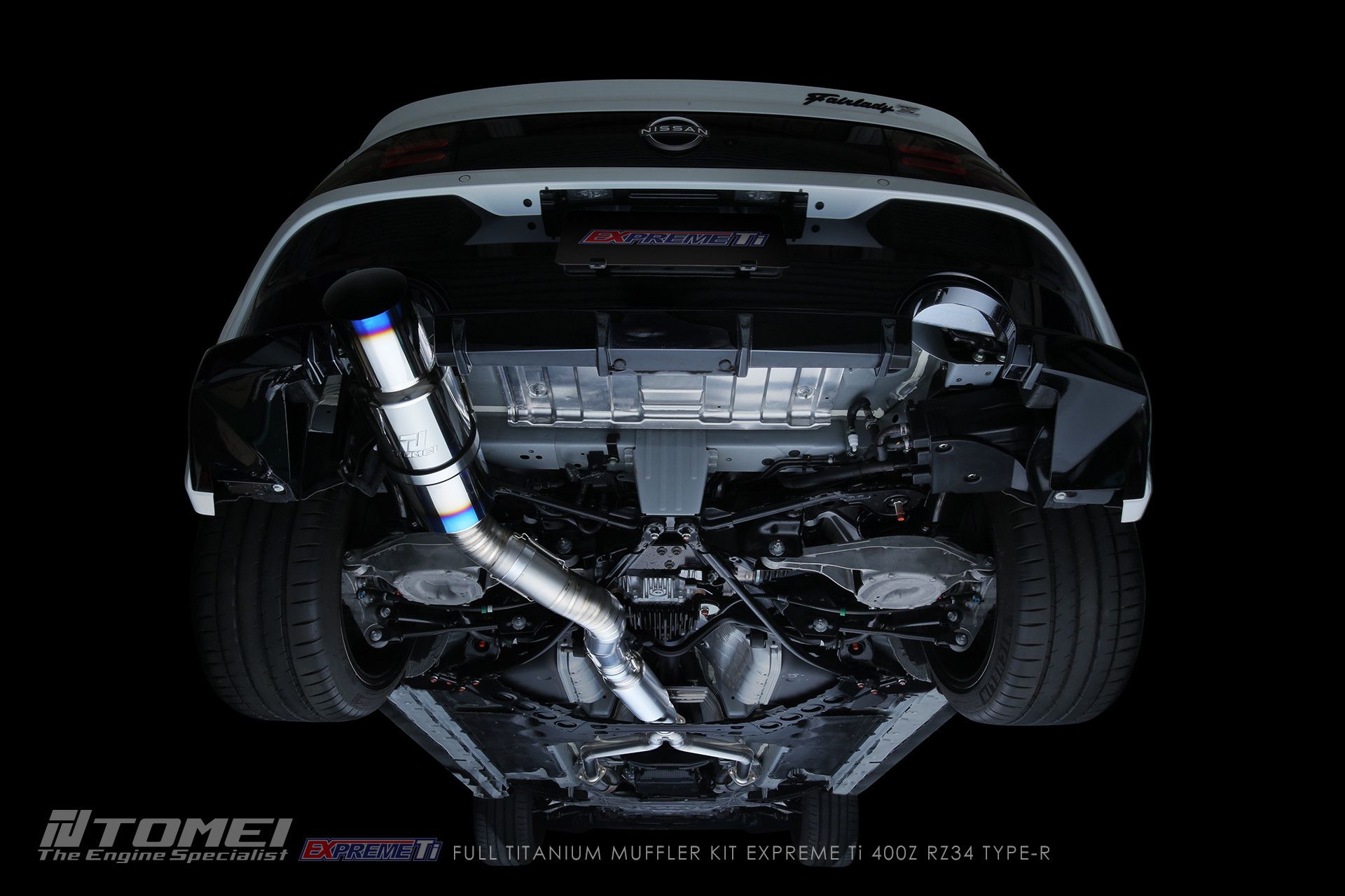 Tomei Full Titanium Muffler Kit Expreme Ti, Type-R - Nissan Z 2023 