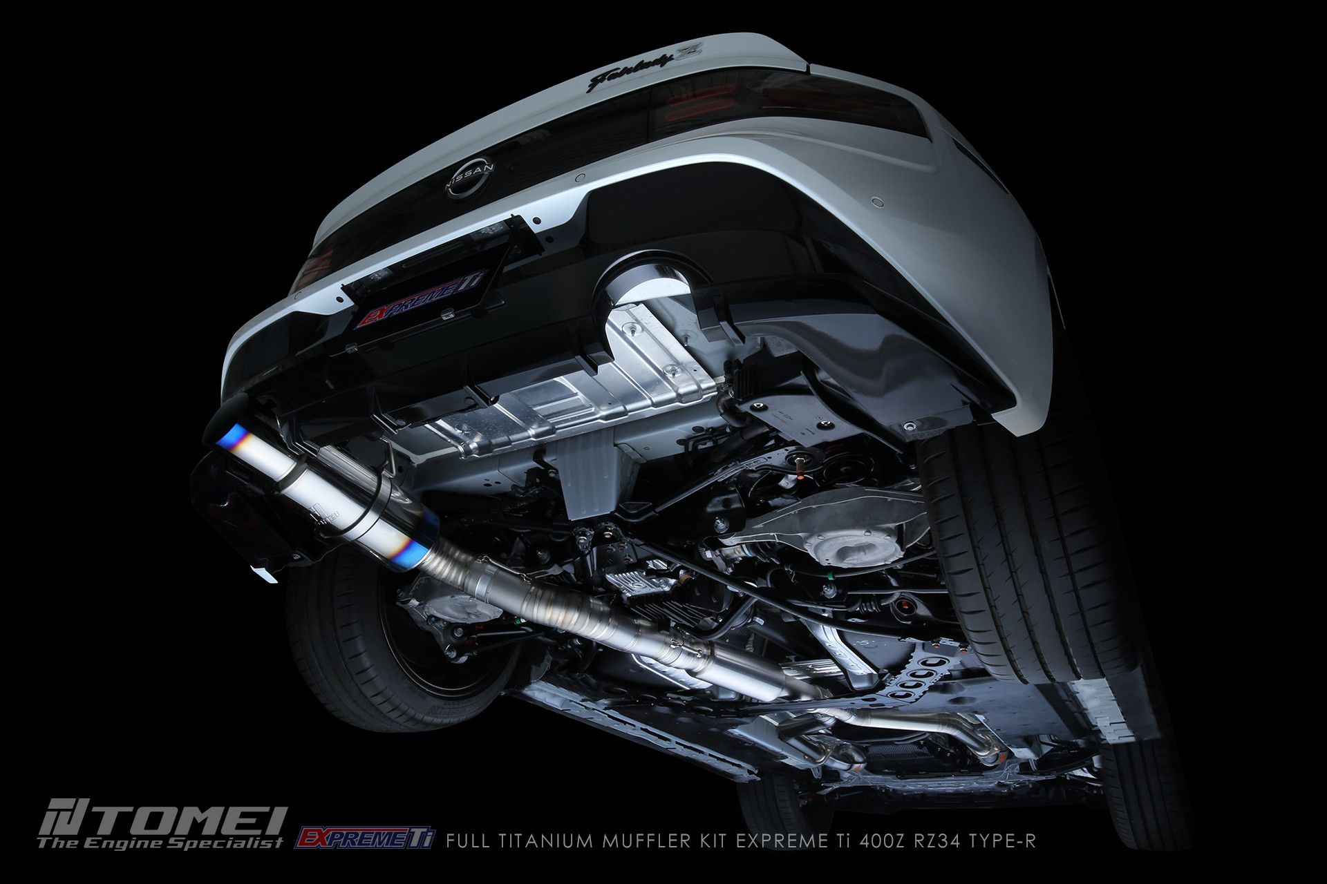 Tomei Full Titanium Muffler Kit Expreme Ti, Type-R - Nissan Z 2023+ RZ34  TB6090-NS21C 400z exhaust - Concept Z Performance