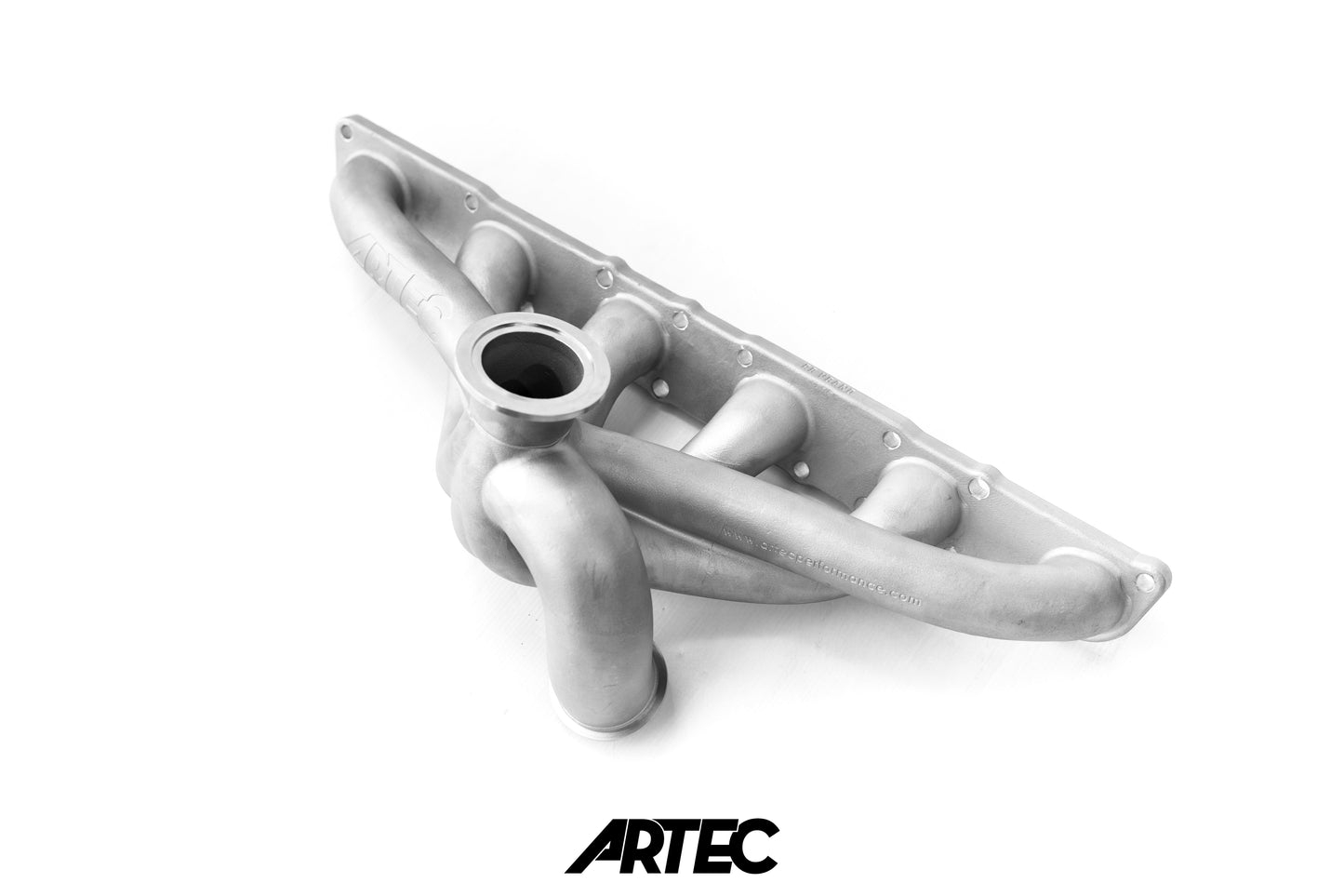 Artec Performance Cast Top Mount Exhaust Manifold, 70mm V-Band - Nissan Skyline GT-R R32 R33 R34 RB26DETT
