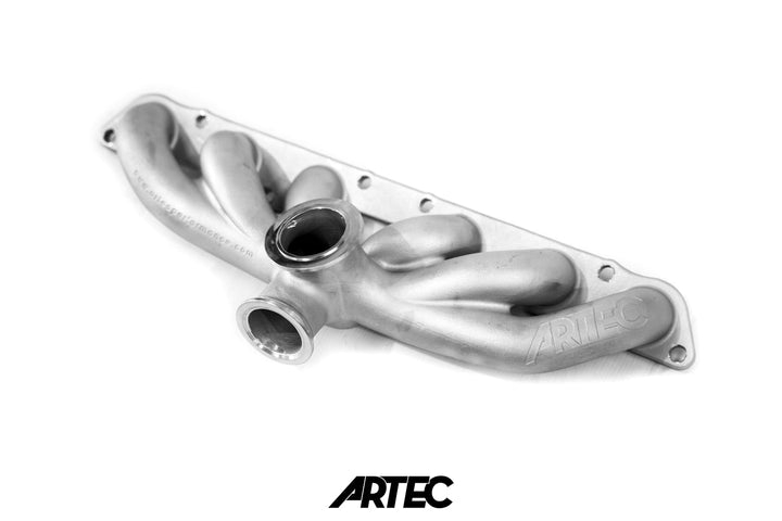 Artec Performance Cast Top Mount Exhaust Manifold, 50mm-55mm V-Band - Toyota 2JZ-GE