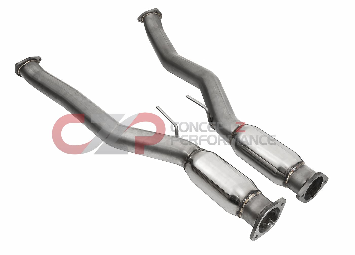 CZP by PPE Test Pipes 3" Twin Turbo TT, Resonated - Nissan 300ZX Z32