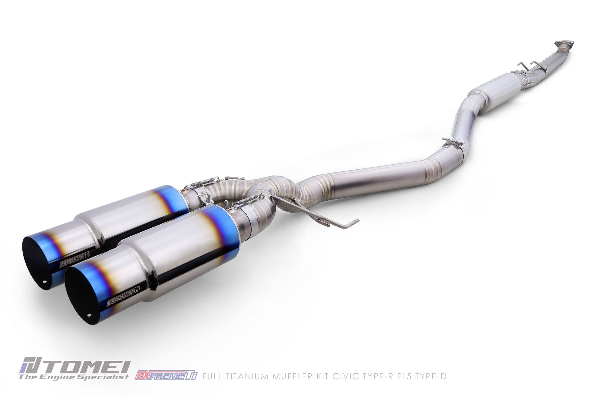 Tomei Full Titanium Muffler Kit, Type D - Honda Civic Type-R FL5