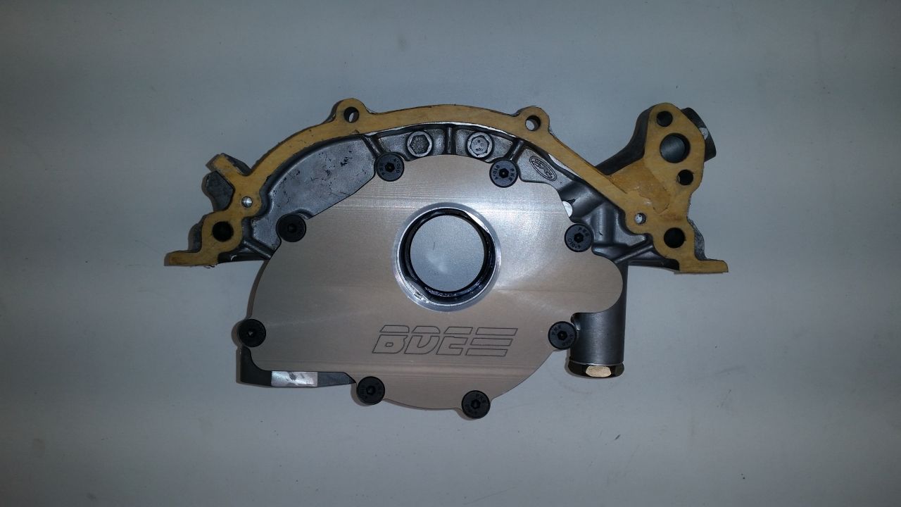 BDE Upgraded Billet Oil Pump Back Plate - Nissan 300ZX Z32