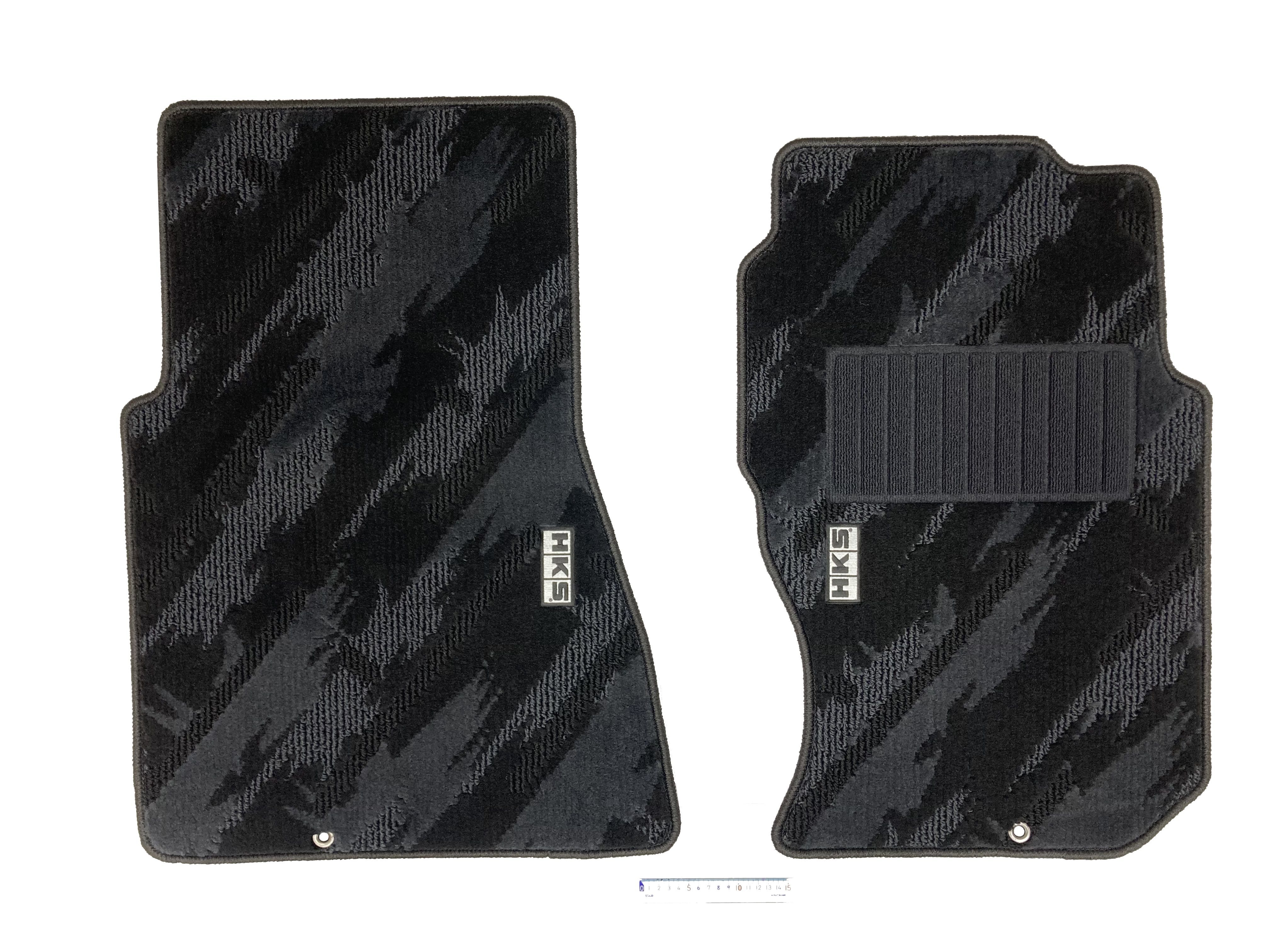 HKS Tufted Monotone Oil Color Floor Mat, RHD - Nissan R32 GT-R