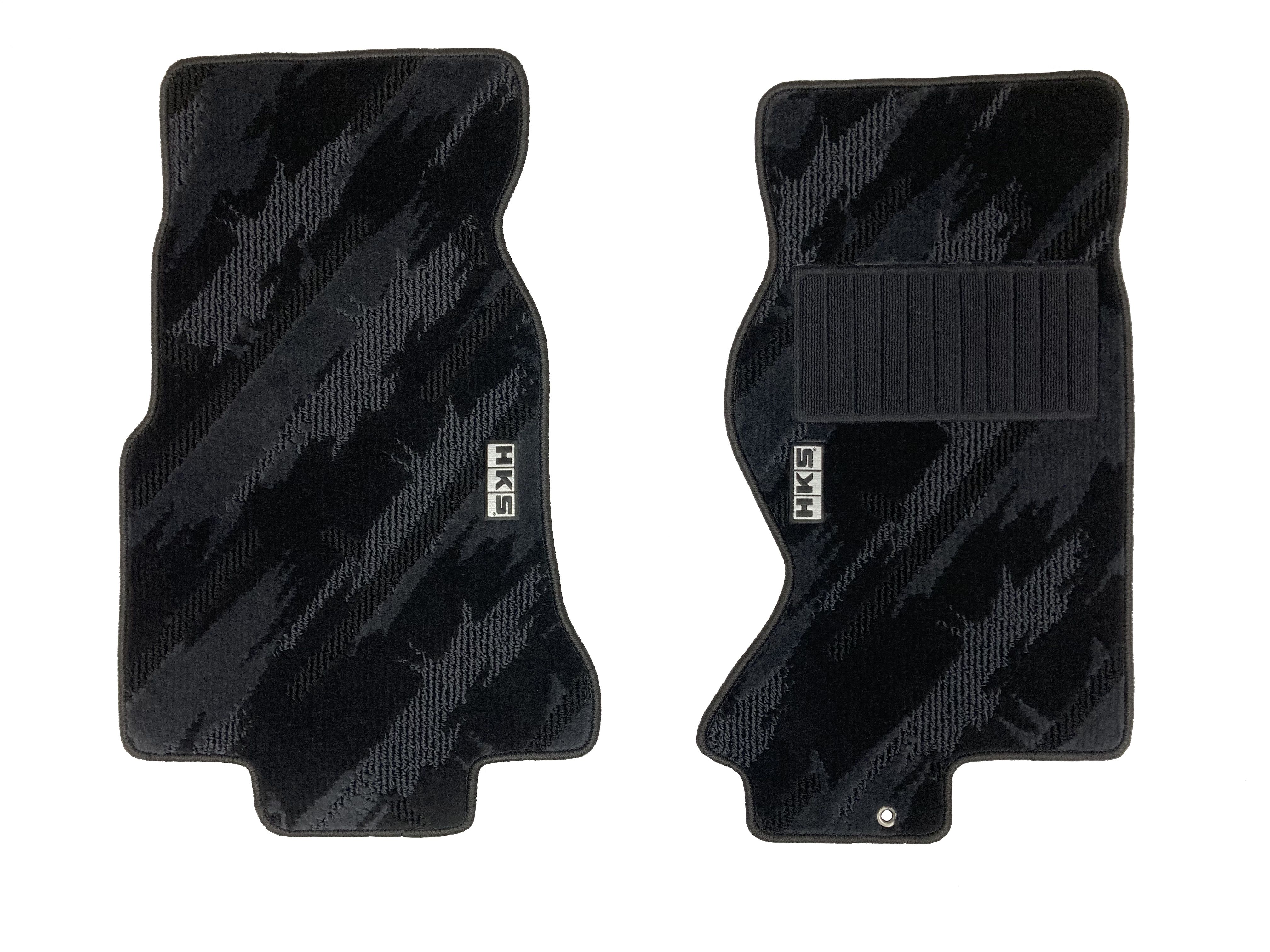 HKS Tufted Monotone Oil Color Floor Mat, RHD - Mazda FD3S RX-7