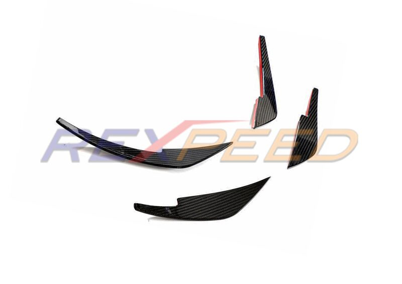 Rexpeed Carbon Fiber Front Bumper Canards - Nissan 2023+ Z RZ34