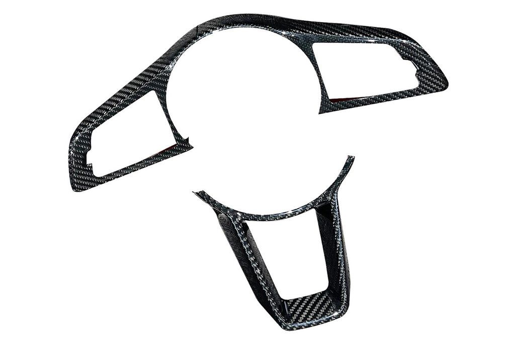Rexpeed Carbon Fiber Steering Wheel Trim Covers - Nissan 2023+ Z RZ34