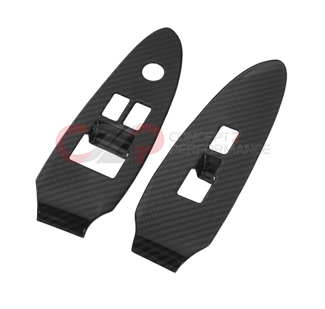 Revel Carbon Door Window Switch Panel Finisher Covers - Nissan 2023+ Z RZ34