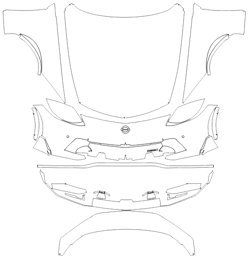 ShabAuto Full Front PPF Kit, Nismo Model - Nissan 2023+ Z RZ34