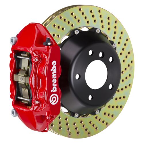 Brembo GT 4-Piston Monobloc Rear BBK, 380mm x 28mm - Nissan Z RZ34