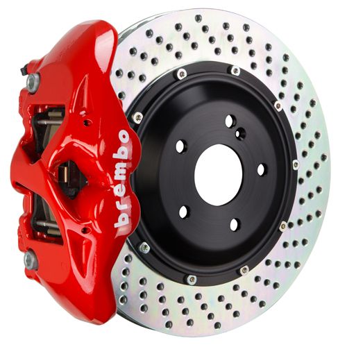 Brembo GT BM6 4-Piston Monobloc Rear BBK, 380mm x 28mm - Nissan Z RZ34