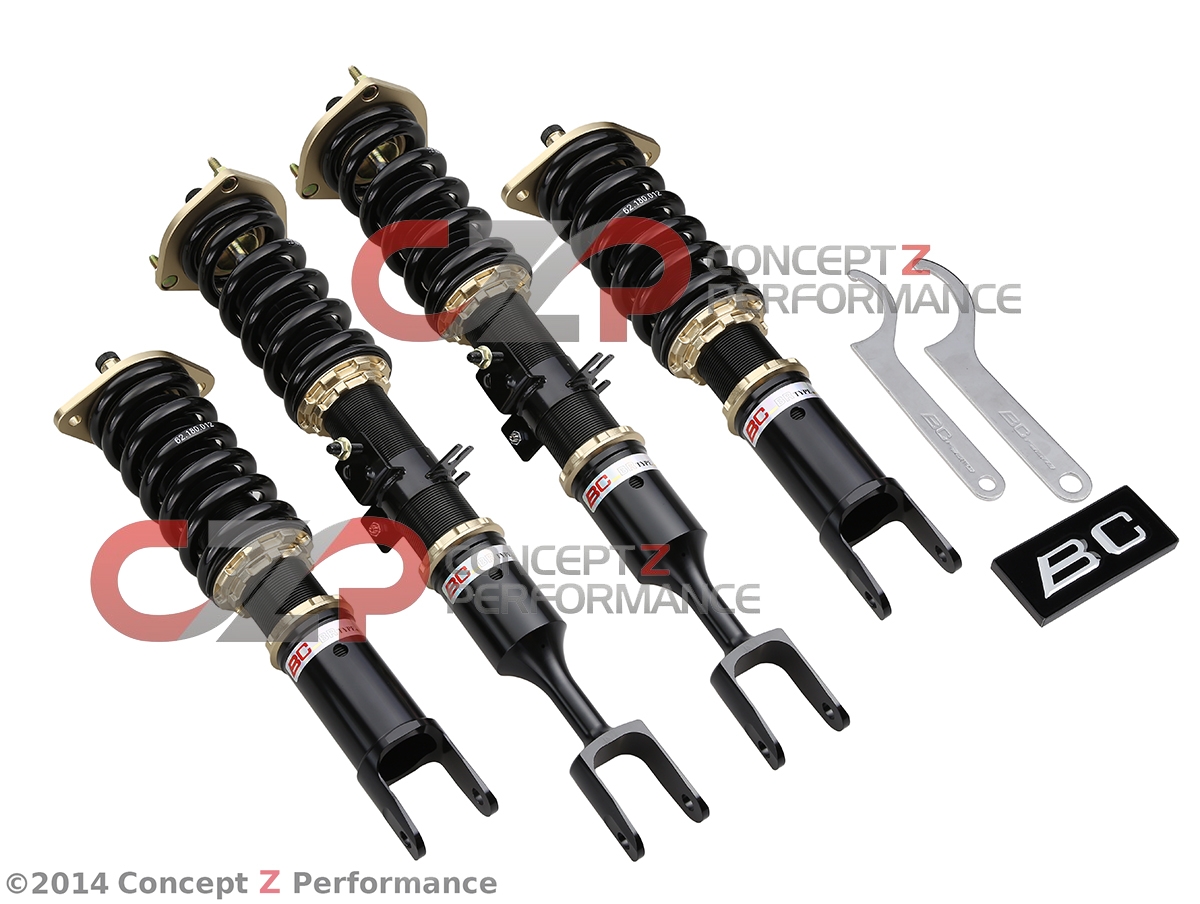 BC Racing BR Type, True Coilovers, Extreme Low - Nissan 350Z Z33 / Infiniti G35 RWD