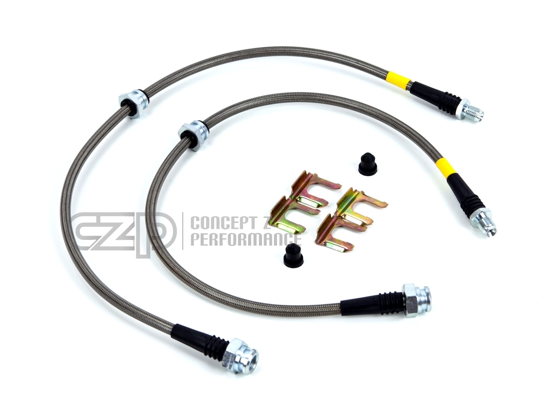 Stoptech 240SX to 300ZX SS Brake Lines Front, Z32 Caliper Conversion S13 S14