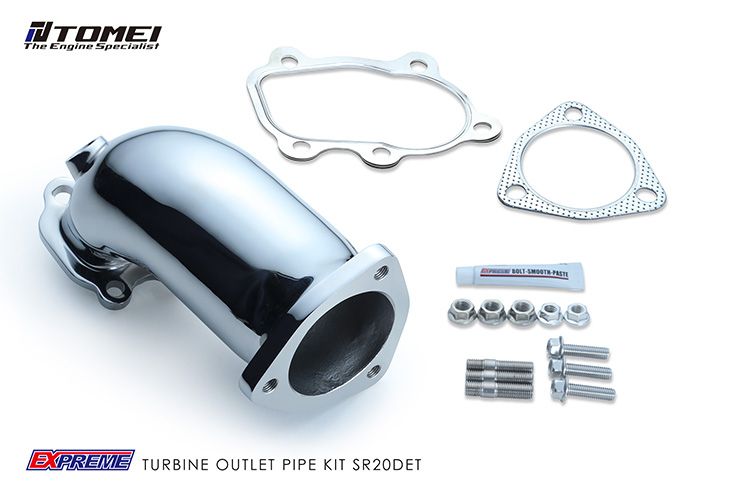 Tomei Exhaust Turbo Elbow Outlet Turbine Extension Downpipe, SR20DET - Nissan Silvia 240SX S13 S14 S15