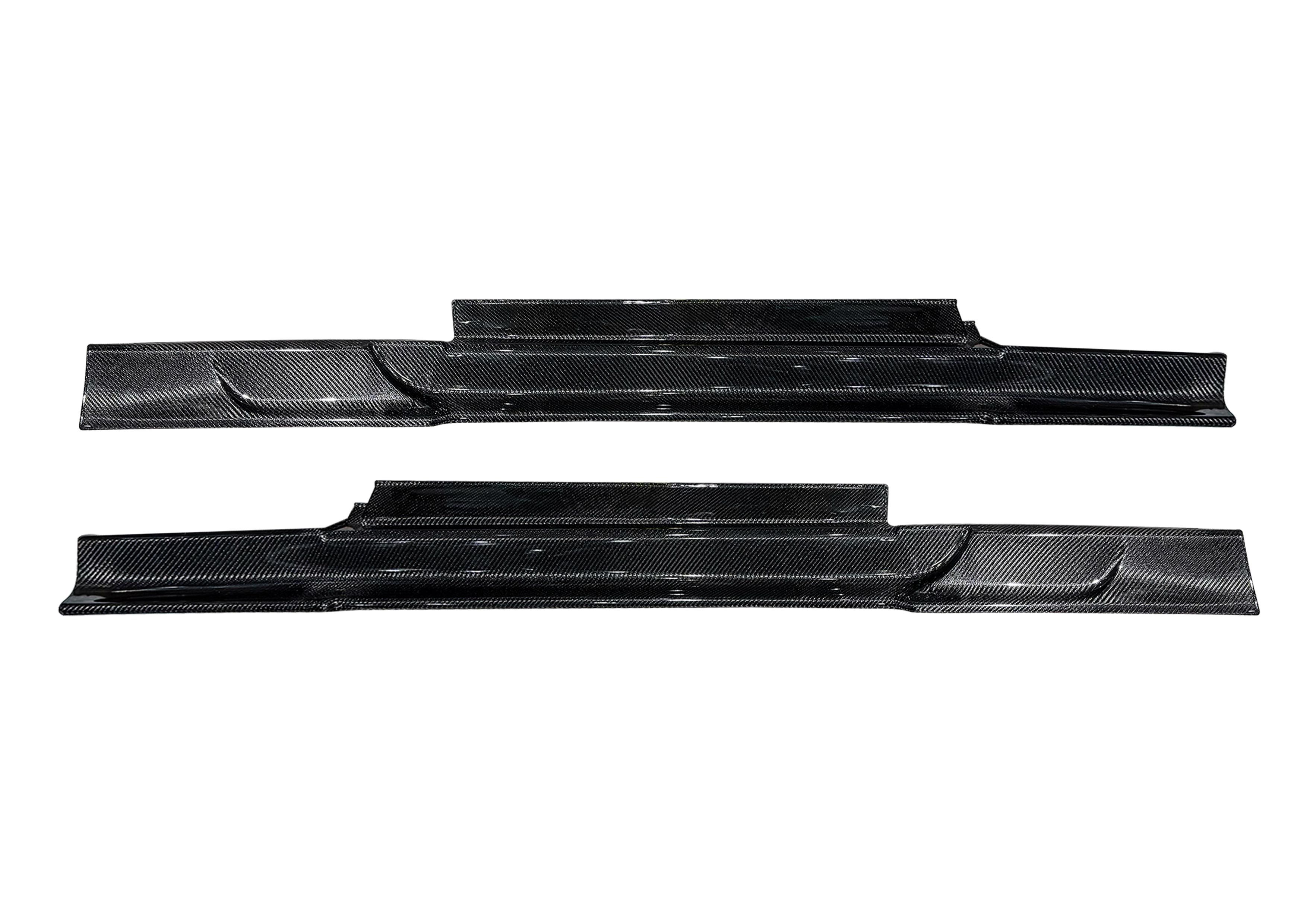 Rexpeed Carbon Fiber Side Skirts, V4 - Nissan GT-R R35
