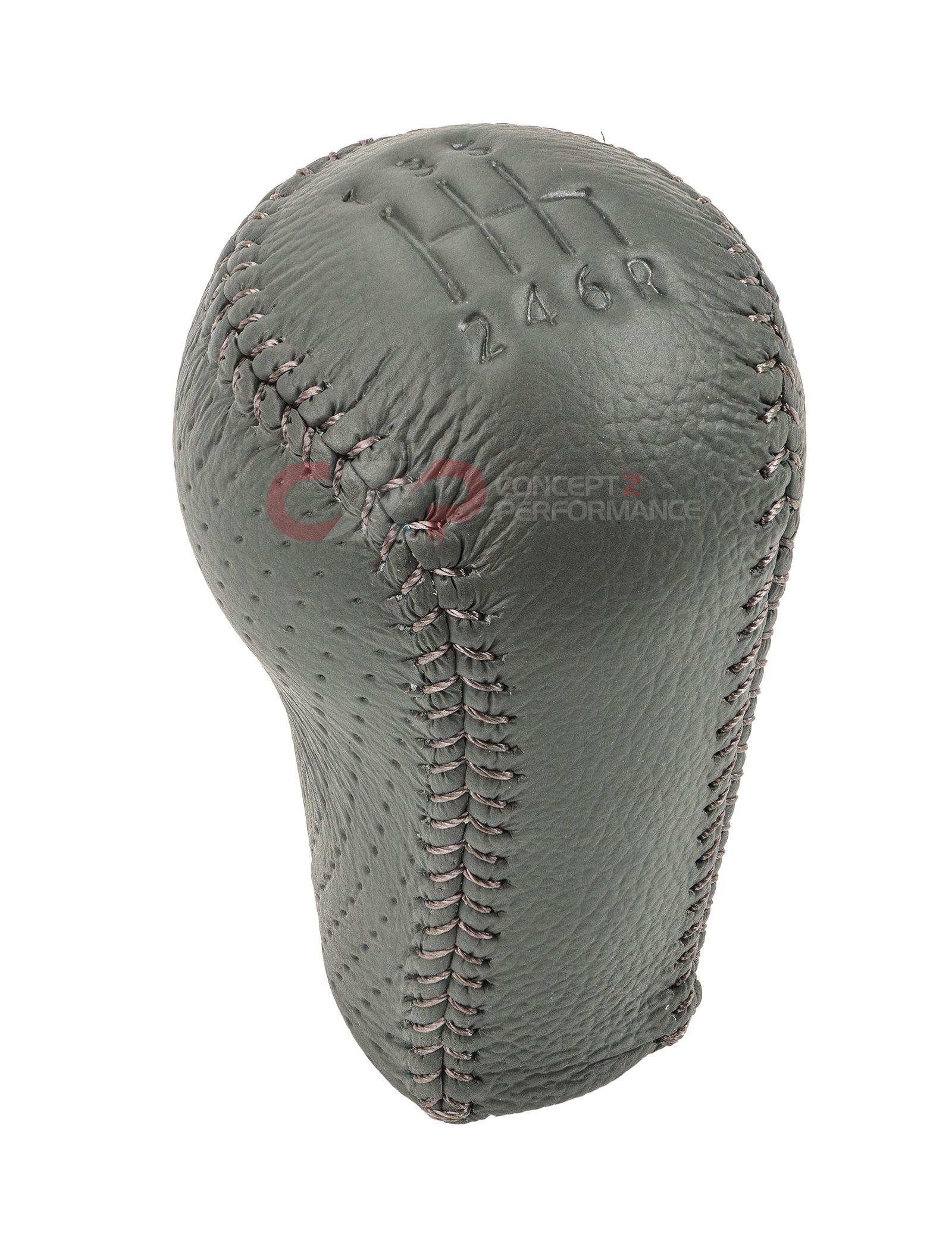 Nissan OEM Leather Shift Knob 6MT, Steel Interior Trim Color - Nissan Frontier 05-20, Xterra 05-15