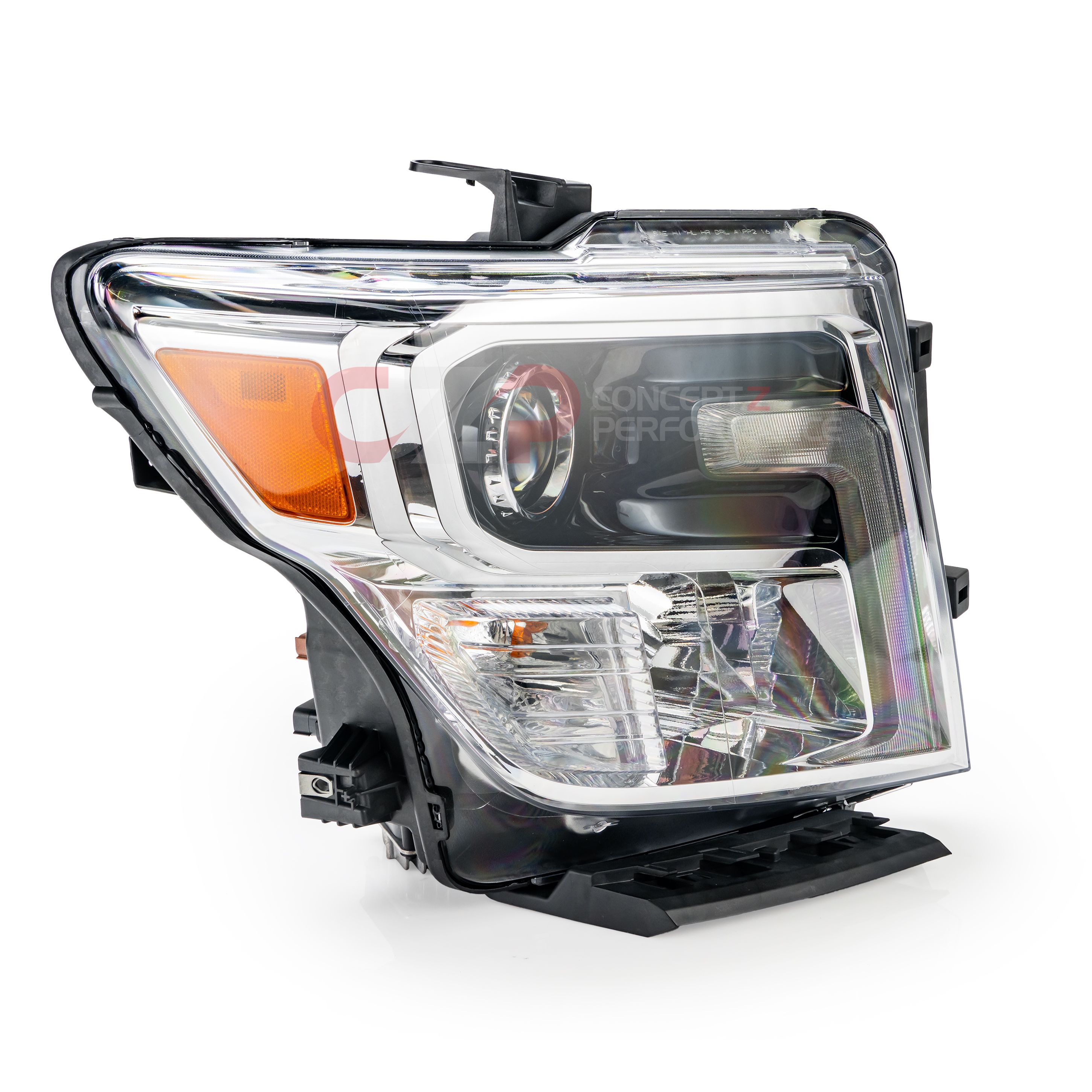Nissan OEM Headlight Assembly Chrome w/ DRL, RH - Nissan Titan 16-19 A61