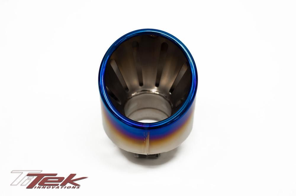 Titek Titanium Race Tips, Rolled - Nissan R35 GT-R
