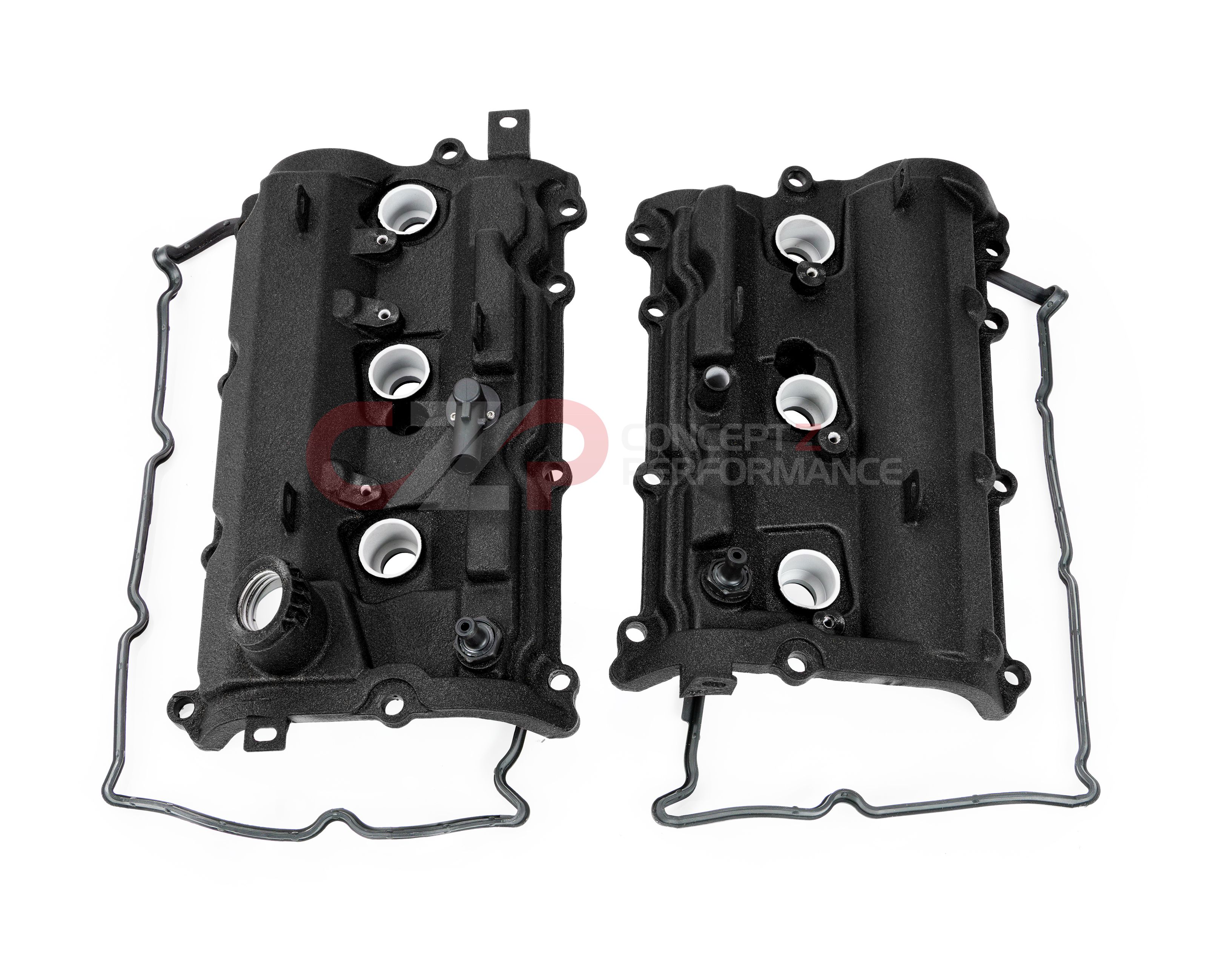 CZP Premium Aluminum Powdercoated Valve Cover Set w/ Gaskets, VQ37VHR - Nissan 370Z / Infiniti G37 Q50 Q60