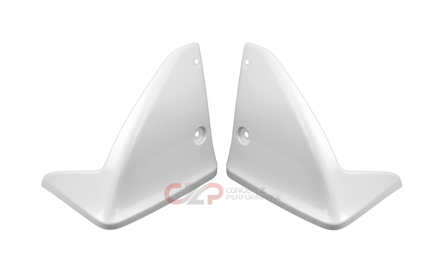 Nissan OEM 370Z Front Splash Guards - Magnetic Black G41 Z34