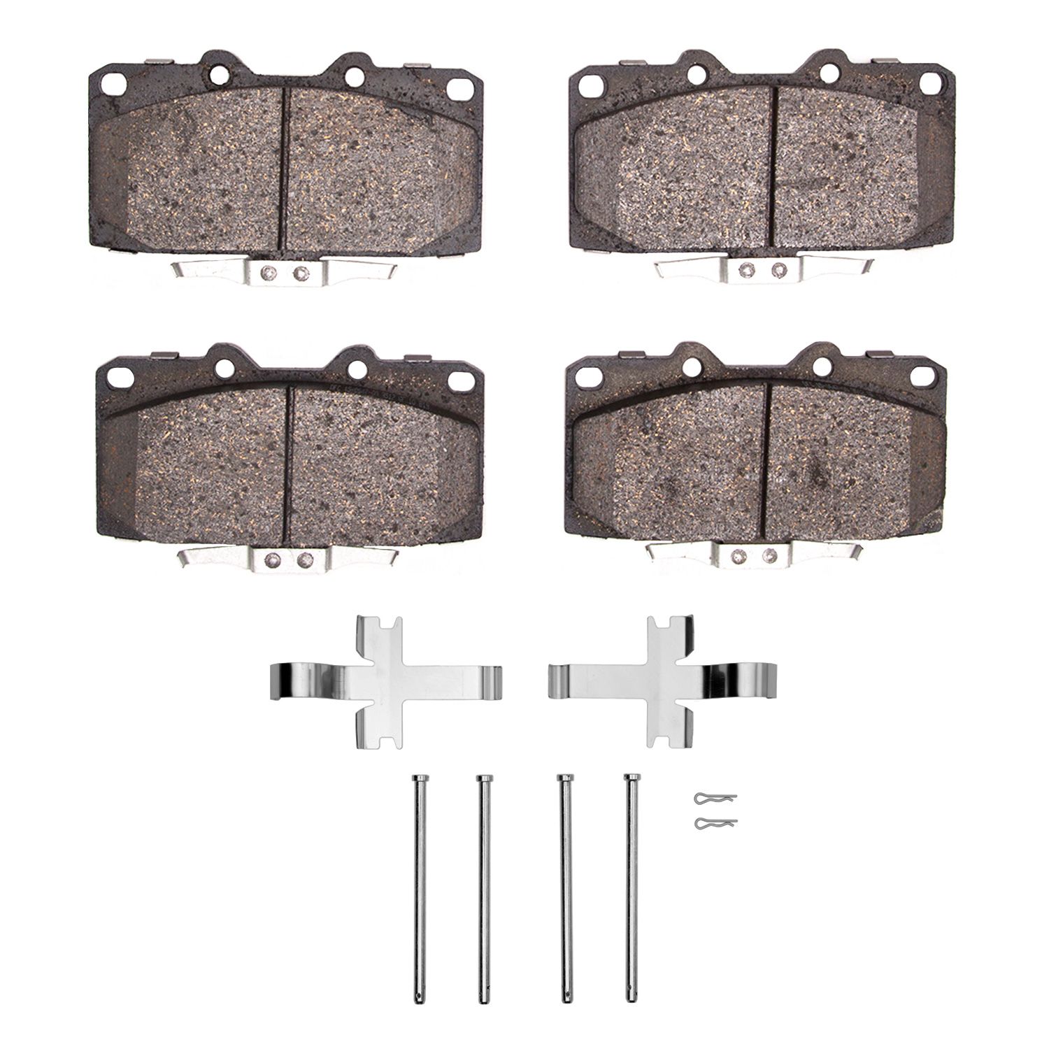 DFC 4000 HybriDynamic Brake Pads, Front w/ Hardware- Nissan Skyline GT-R 89-94 R32 Non Spec-V / 300ZX 90-96 Z32