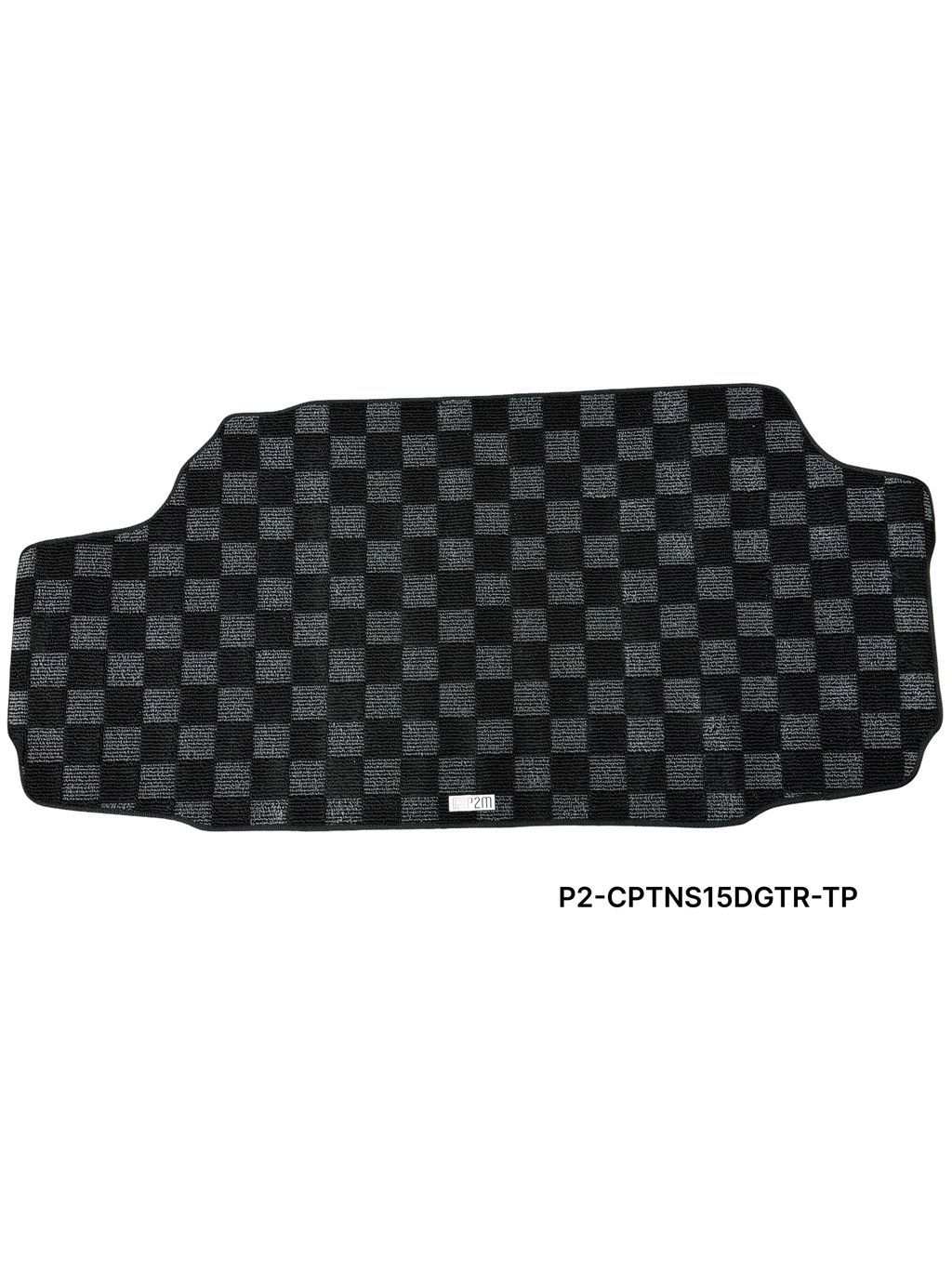 P2M Checkered Rear Trunk Mat Dark Grey - Nissan Silvia S15
