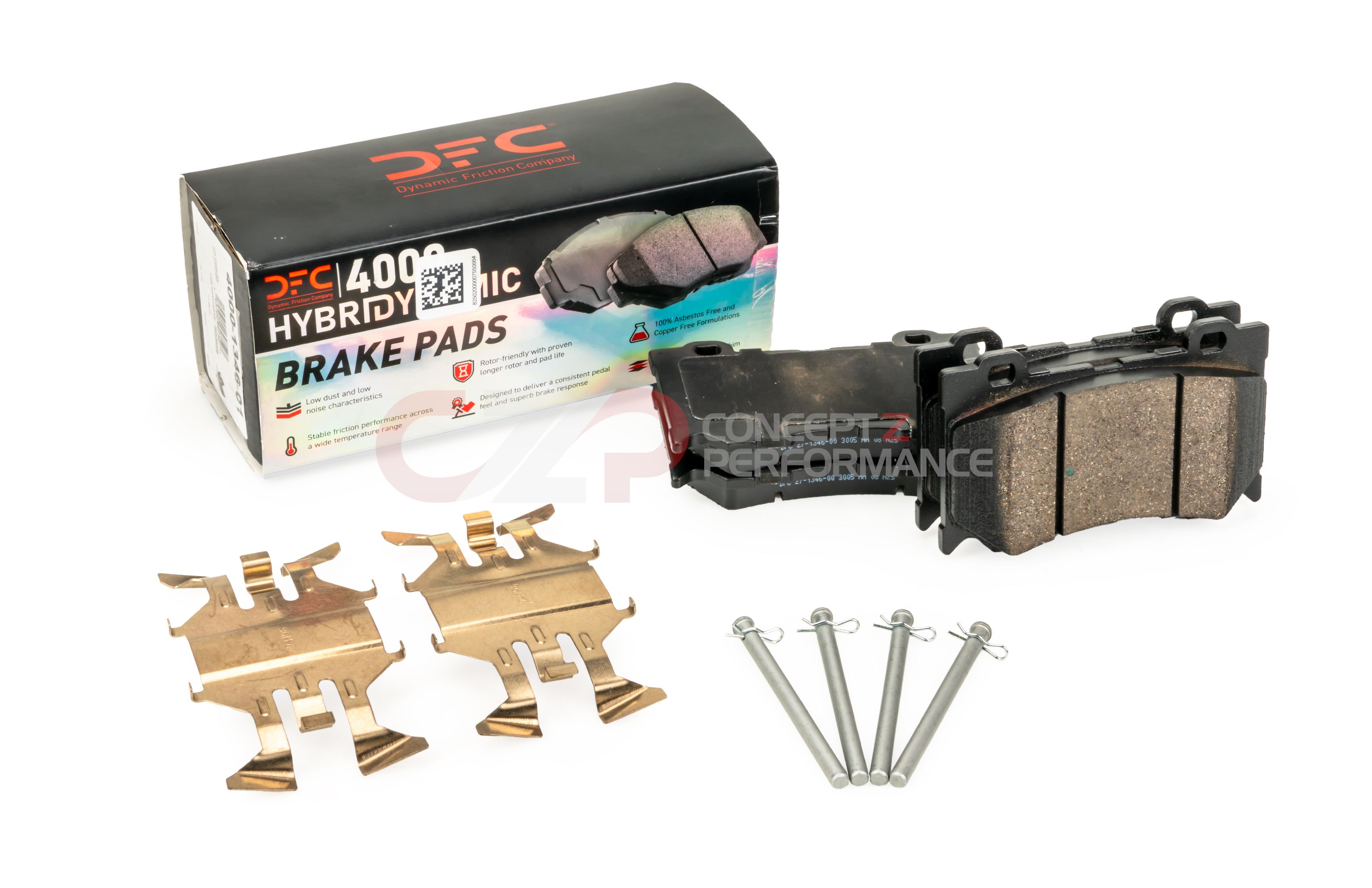 DFC 4000 HybriDynamic Brake Pads, Front Sport Akebono - Nissan 370Z, Z / Infiniti G37 09-14 & 15 Q40 Sedan / G37 08-13 Coupe, Q60 14-15 CV36