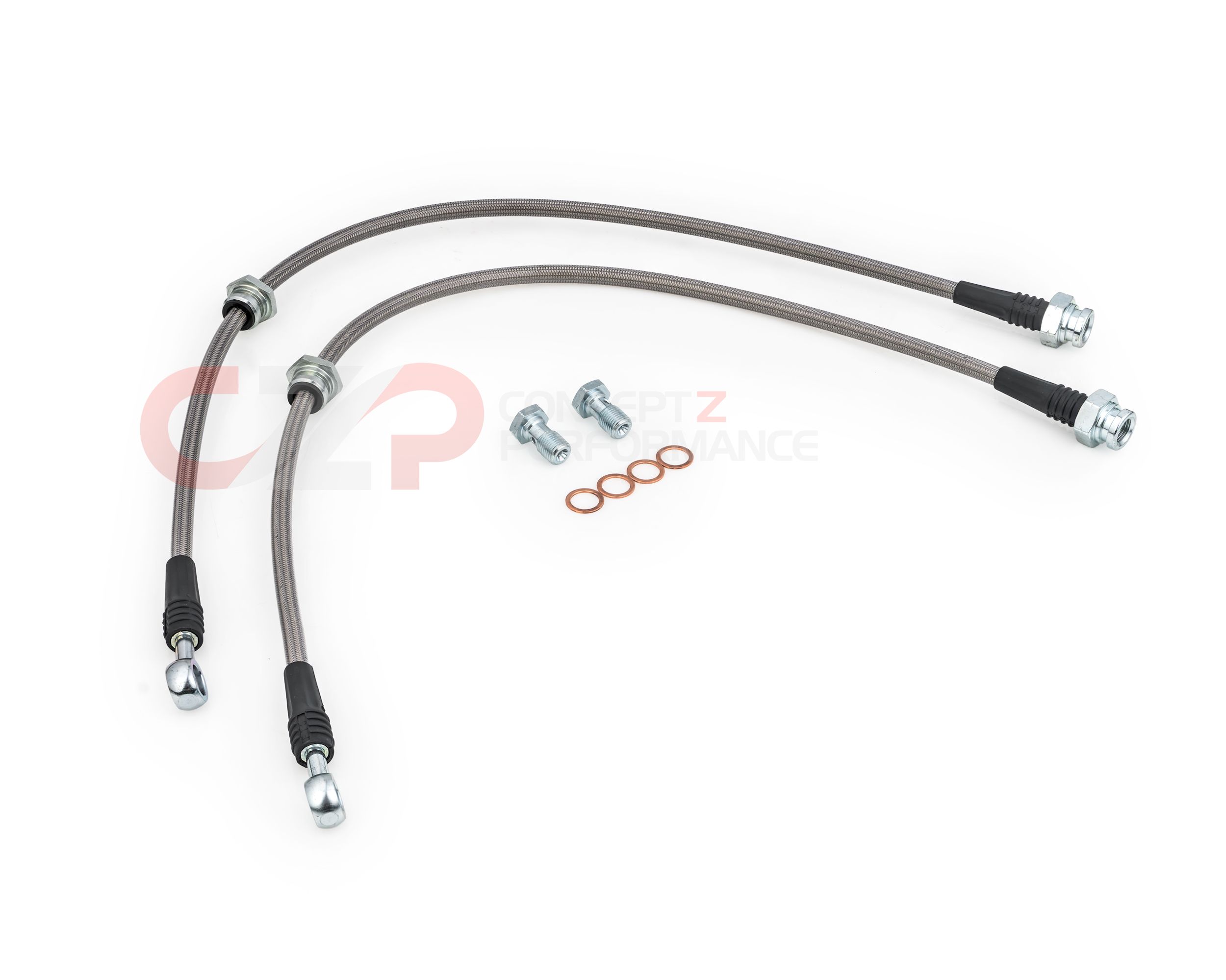 Technafit Stainless Steel Brake Lines, Front Stock and BBK - Nissan S13 S14 S15