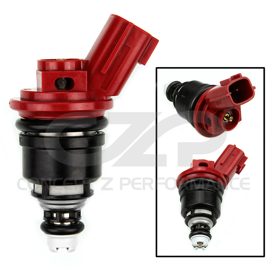 Nismo 740cc Fuel Injector, Later Style, Red Top - Nissan 300ZX 95-96 TT Twin Turbo Z32