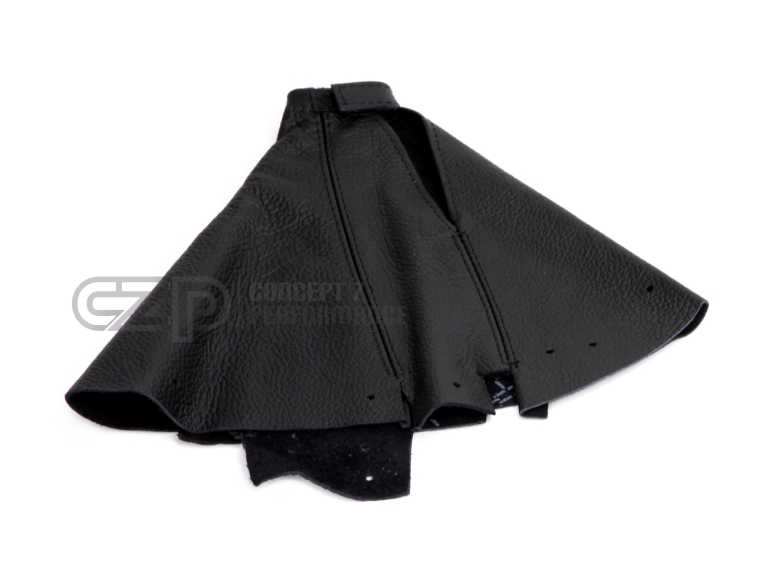 CZP Black Stitched Real Leather E-Brake Boot - Nissan 300ZX Z32