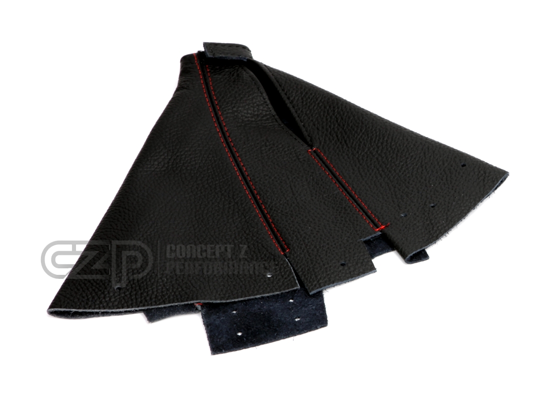 CZP Red Stitched Real Leather E-Brake Boot - Nissan 300ZX Z32