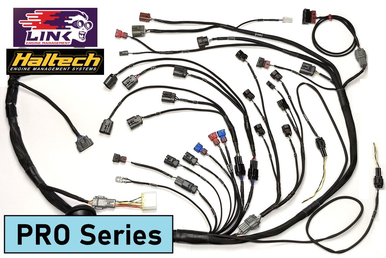 Wiring Specialties PRO SERIES Engine Wiring EFI Harness, Haltech Elite 2500 and LINK FURY ECU - Nissan 300ZX Z32