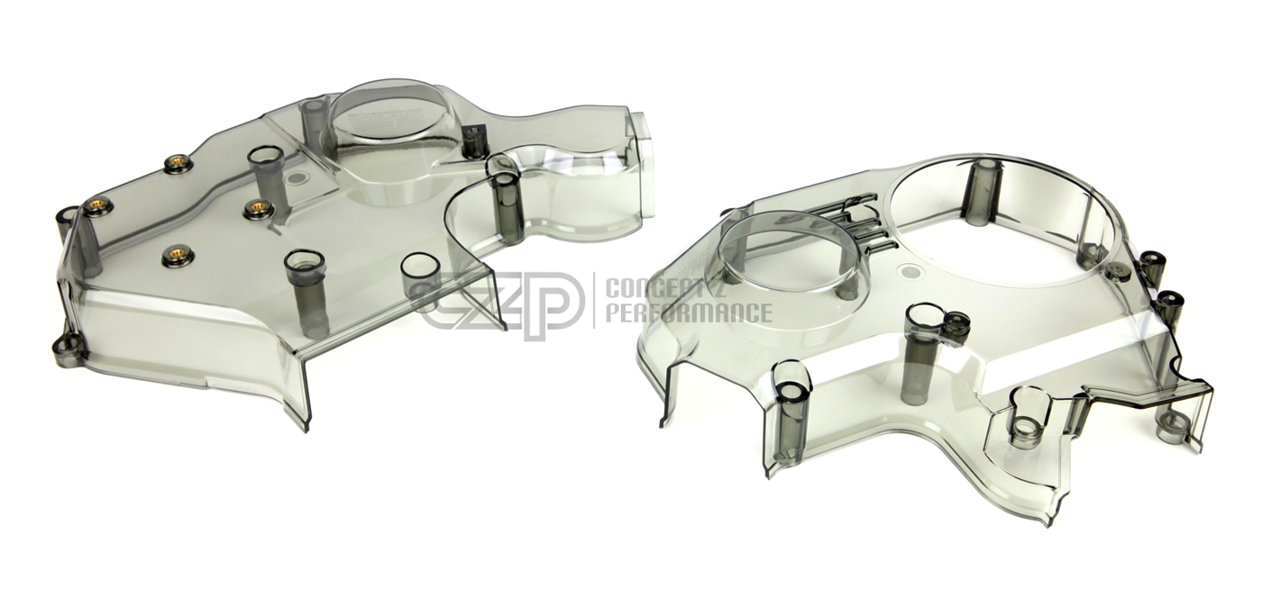 AMS Transparent Timing Belt Covers - Nissan 300ZX Z32