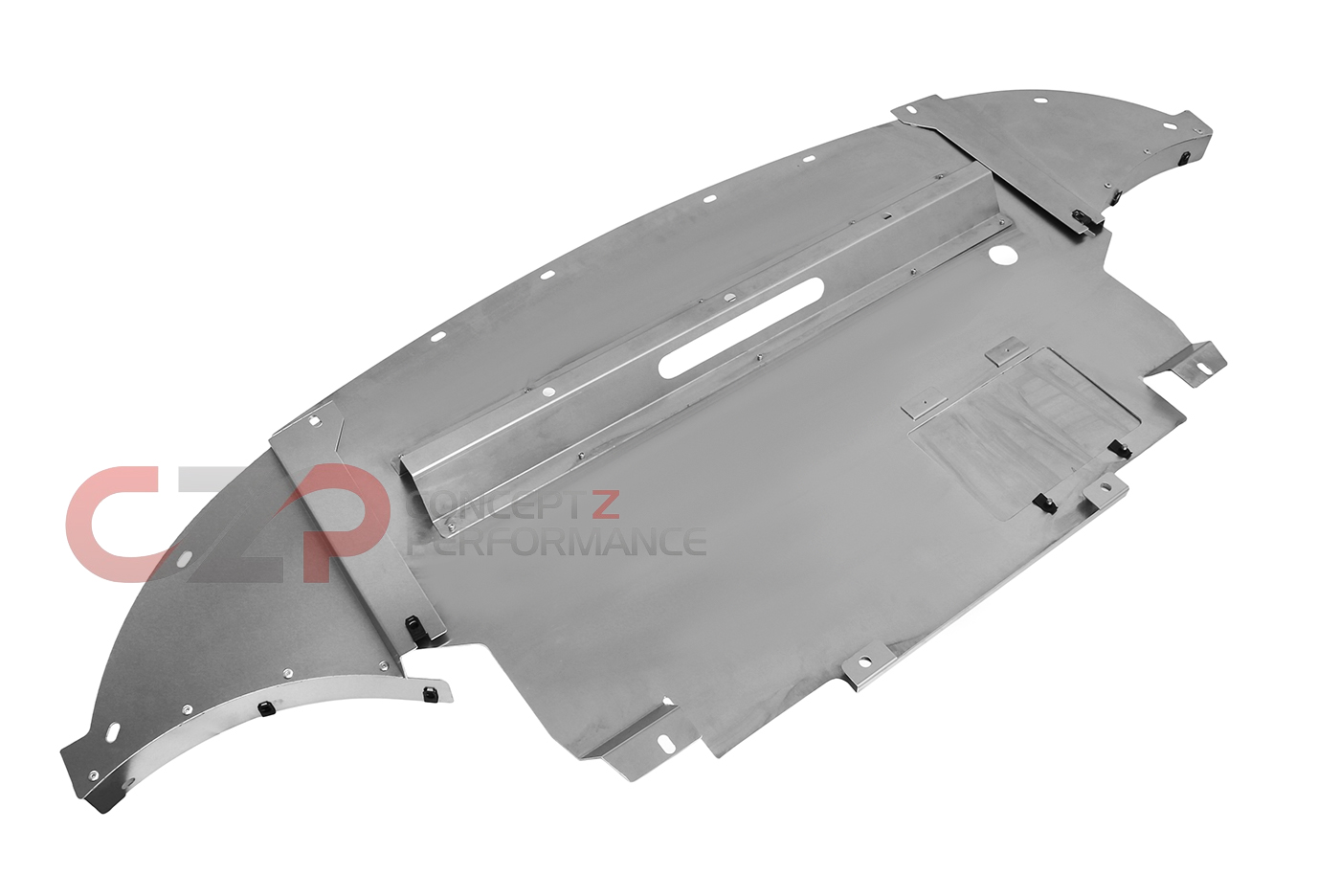 Z Speed Performance ZSP2010 Nismo 370Z Front Diffuser, Aluminum Finish (Bare) - Nismo 370Z 09-14 Z34