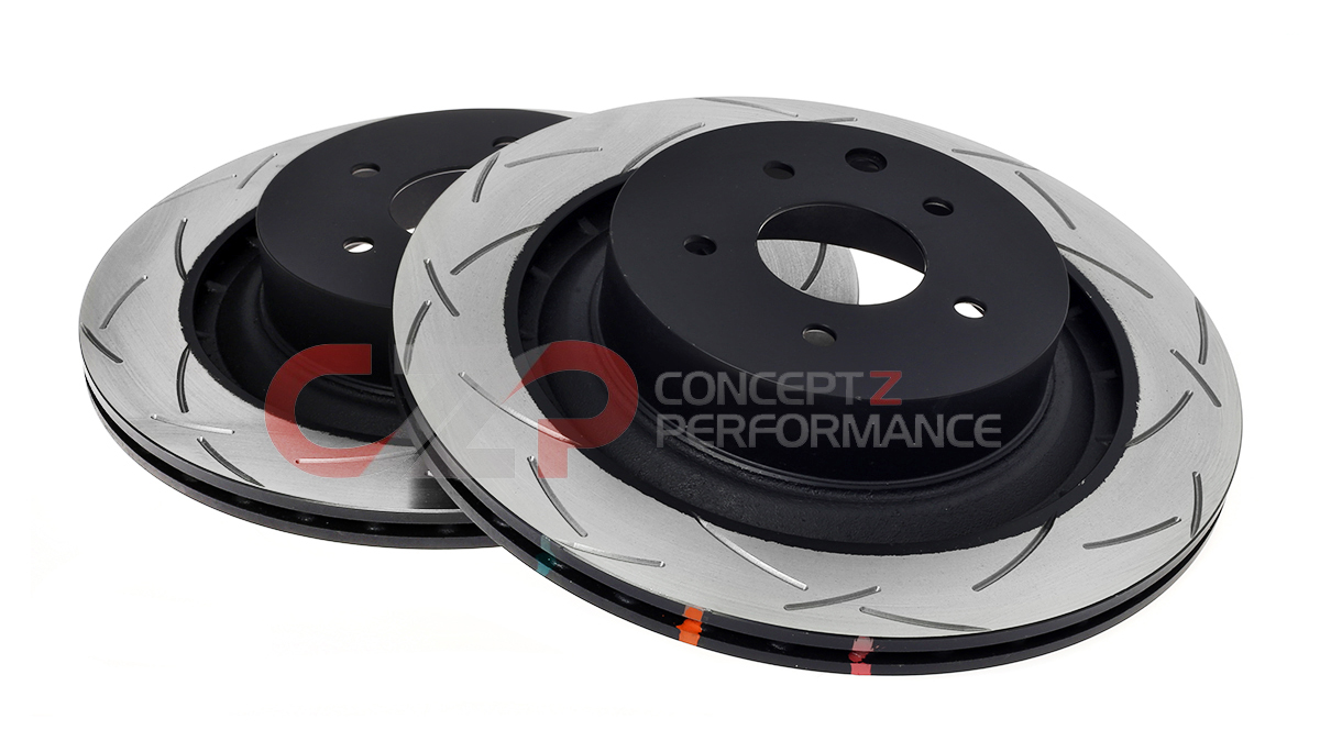 Rear Drilled And Slotted Brake Rotors For Infiniti G37 IPL Q60 350Z 370Z